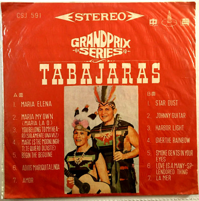 LOS INDIOS TABAJARAS Rare 1968 Colored RED VINYL Lp TAIWAN Chung Sheng CSJ 591