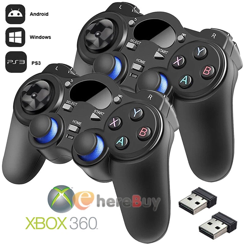 2.4GHz Gamepad inalámbrico Joystick Joypad Game Controller para PC (no es  compatible con win10)