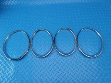 Bentley Gt Gtc Flying Spur headlight chrome trim rings #9356