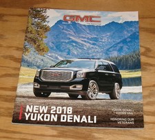 Original 2017 GMC The Magazine Fall Issue 2018 Yukon Denali Sierra Brochure