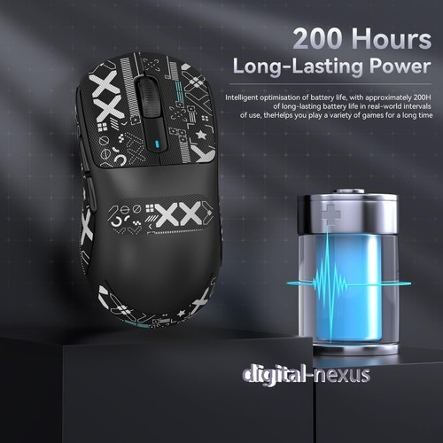 ATTACK SHARK X3 49g SUPERLIGHT 26K DPI Mouse BT/2.4G Wireless/Wired Mouse - Picture 63 of 64