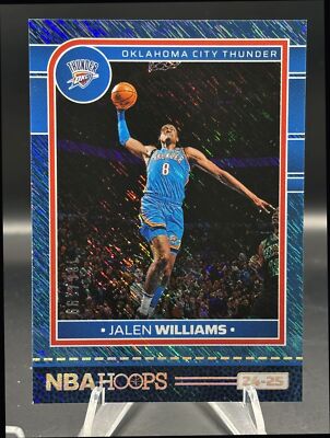 Jalen Williams 2024-25 Panini Hoops #201 Storm Parallel /299
