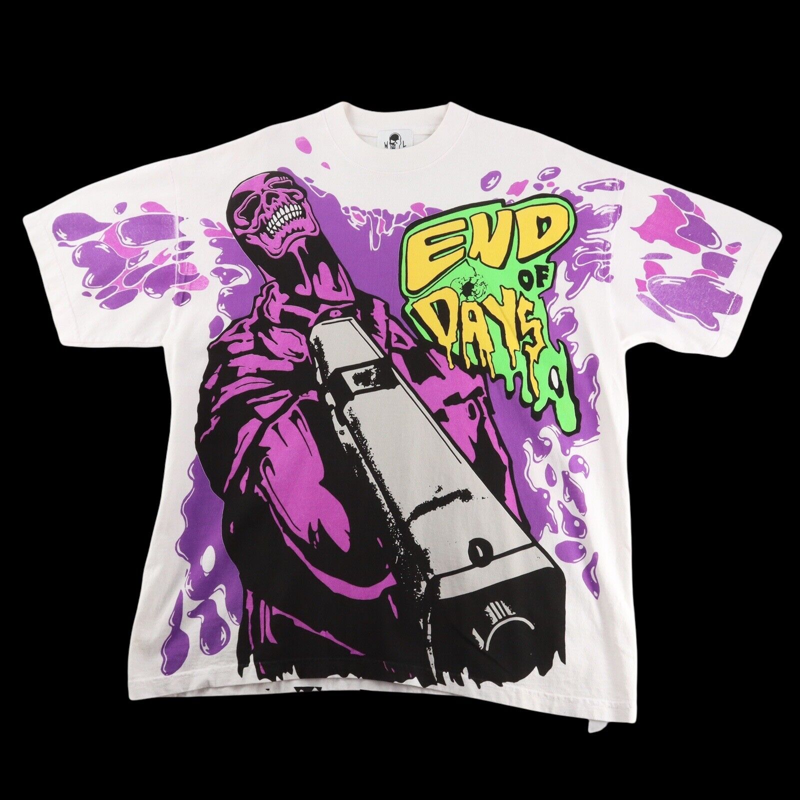 15750円安い本店 お土産商品 Warren Lotas Purple Skeleton T-Shirt XL