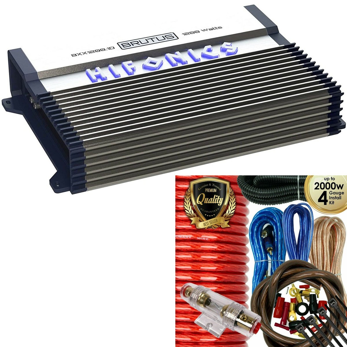 BRUTUS 再びMADE IN USA 1998 HIFONICS BXX1200.1D BRUTUS 1200W RMS Power 1-OHM STABLE MOSFET 1