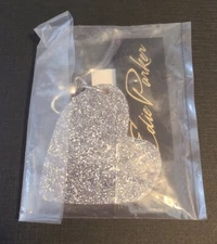 Brand New Edie Parker Heart Charm in Pink & Silver MSRP $125