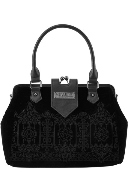 Sac à main noir vitraux occultes Inona Handbag KILLSTAR goth Sac à main noir vitraux occultes Inona Handbag KILLSTAR goth