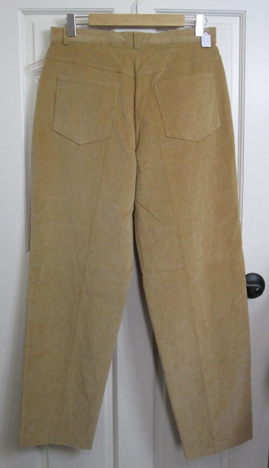 Pantalones de pana marrón Relativity para mujer talla 12 31x30 elásticos 20-31335 nuevos sin etiquetas Foto 4 de 4