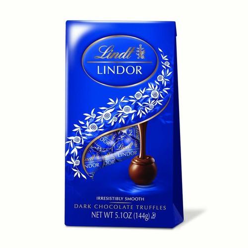 Lindor Truffles, Dark Chocolate, Irresistibly Smooth (5.1 Oz, Case of 6) - 第 1/1 張圖片