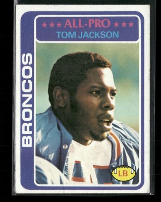 1978 Topps #240 Tom Jackson Denver Broncos VG Light Creases
