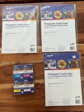 Alps Photographic Quality Ink Cartridges and Paper with Cleaning Sheets Sealed