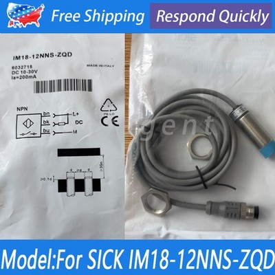 NEW For SICK IM18-12NNS-ZQD IM1812NNSZQD Proximity Sensor NPN 4Pin USA Shipping