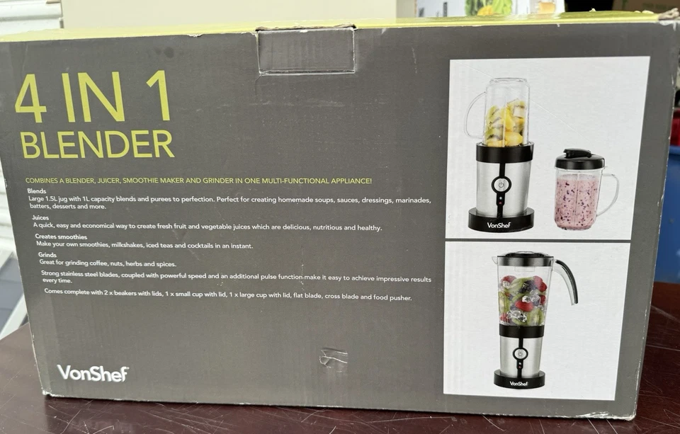 NUEVO - Licuadora VonShef 4 en 1 Foto 4 de 4
