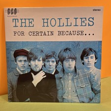 HOLLIES &ldquo;For Certain Because&rdquo; reissued gatefold LP, 1988 BGOLP9, NM/NM !