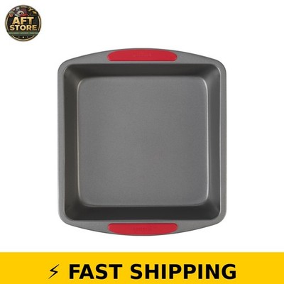 GoodCook MegaGrip 8x8 Square Baking Pan with Silicone Grip Handles