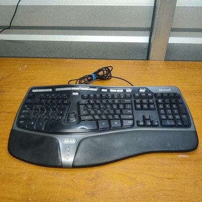 Microsoft Natural Ergonomic Curved Wired Keyboard 4000 v1.0 Model KU-0462 