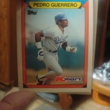 Topps 1988 Kmart Memorable Moments Pedro Guerrero #11 Baseball Dodgers MLB