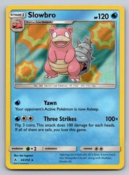 Slowbro 43/214 Holo Rare Unbroken Bonds