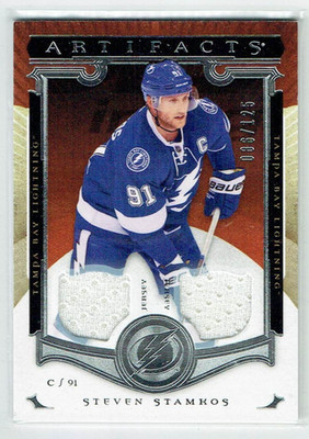 15-16 UD Upper Deck Artifacts  Steven Stamkos  /125  Dual Jerseys