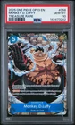 PSA 10 - Monkey D. Luffy OP11-058 TR - One Piece OP13 Carrying On His Will
