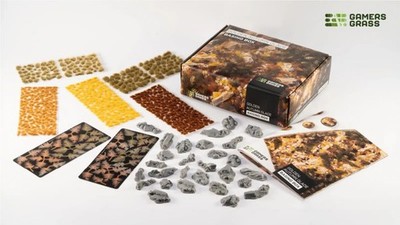 Gamers Grass: Basing Box- Golden Autumn Glad
