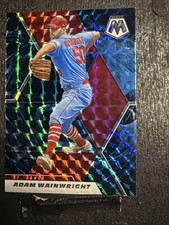 2021 Panini Mosaic Blue GENESIS Mosaic Prizm Adam Wainwright #148 0o2b