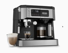 De'Longhi COM530M Combination Espresso & Coffee Machine, 10 Cup, Silver/Black