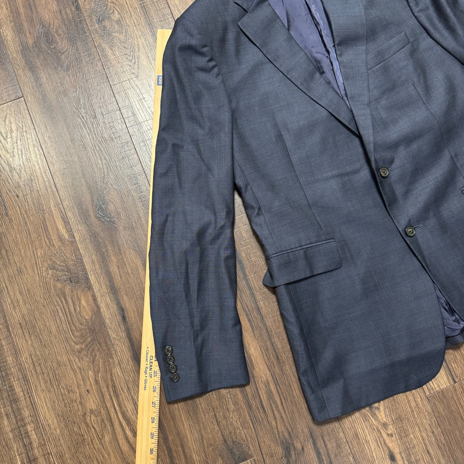 Brooks Brothers 1818 Madison Vitale Barberis Canonico Blazer 42L Blue Wool Italy thumbnail 14