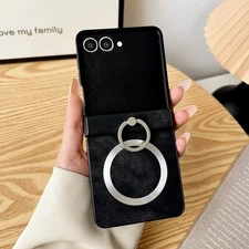 For Samsung Galaxy Z Flip 7/6/5/4/3 Shockproof Hinge Protection Ring Stand Case 