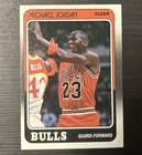 Fleer 1988-89 Michael Jordan Chicago Bulls #17 Basketball Card