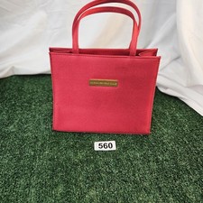 Giorgio Beverly Hills Red Satin Small Tote Vi...