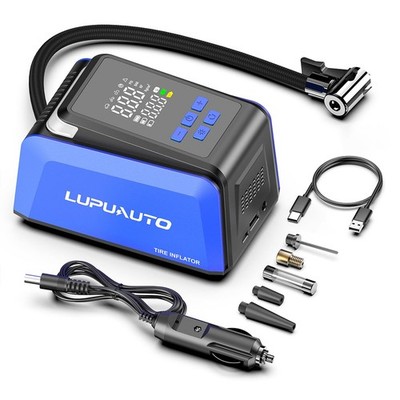 Tire Inflator Portable Air Compressor, 2X Faster Inflation Air Pump, 150PSI C...