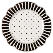 Grace's Teaware Josephine Black Salad Plate 10800741