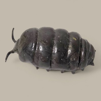 Vtg Murano Glass Isopod Pill Bug Sculpture Art Glass Roly Poly Insect Figurine