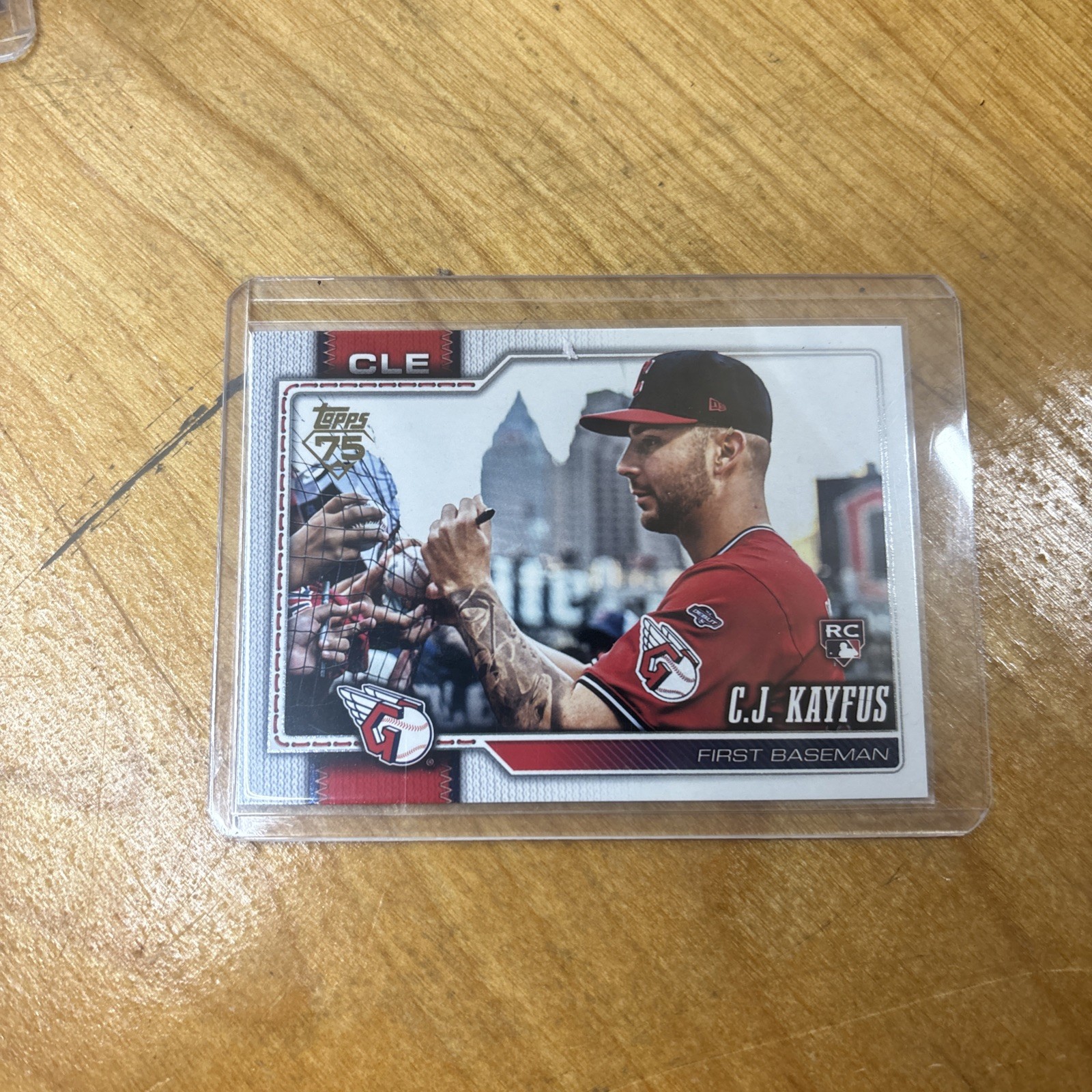 2026 Topps Series 1 C.J. Kayfus Golden Mirror Image Variation # 35–Guardians