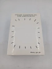 Positive Message Note Pad Set of 5 Imagine Everything You Ever Wanted 5 x 7"