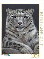 Calvendo Puzzle The Snow Leopard | 1000 Pieces, Finished Size 25.2 × 18.9 In (64