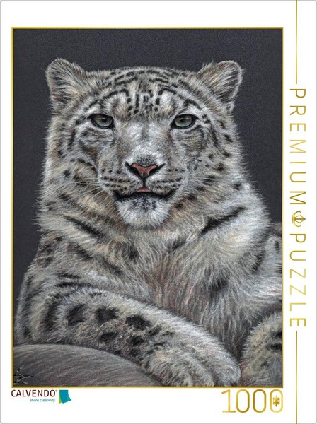 Calvendo Puzzle The Snow Leopard | 1000 Pieces, Finished Size 25.2 × 18.9 In (64-image