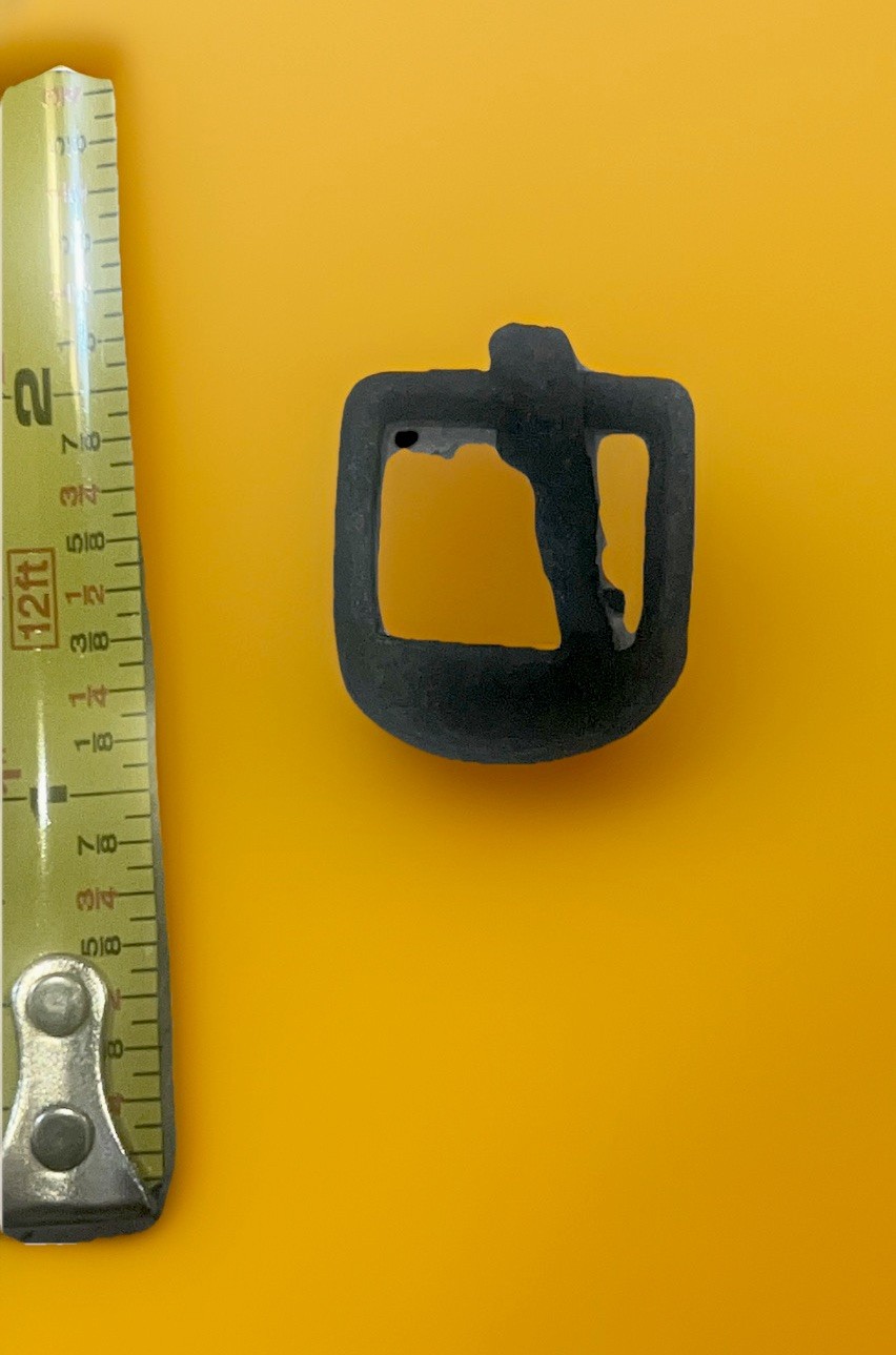 1863 American Civil War Confederate alloy Strap Buckle Virginia Historical