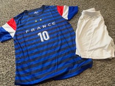 Youth Kid Soccer Mbappe 10 Uniform Set Size 12 Years -Jersey Shorts Set- NEW