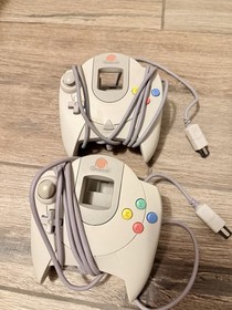 Sega Dreamcast With 2 Controllers Untested Sold As Is