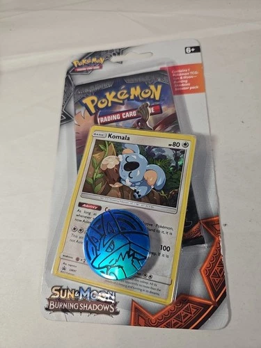 Pokémon Sun And Moon Burning Shadows Booster Pack Komala Sealed
