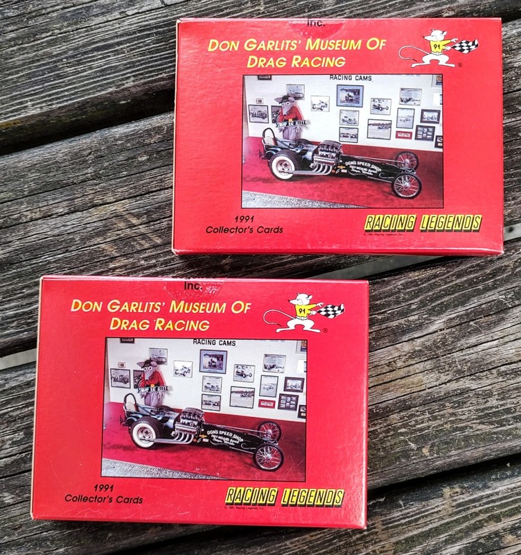 Two Sets Of Don Garlits Museum Of Drag Racing 60 Card Set 1991 Sealed