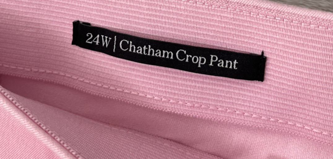 Talbots Womans Crop Pants Pink Solid Plus 24W Cot… - image 8