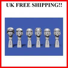 1/35 U.S. tanker heads WWII, Resin Model figure soldier, Military themes, Una...
