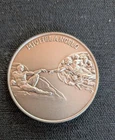 Sterling Silver Art Medal Musei Vaticani Michelangelo Sistine Chapel, 24g .925