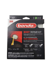 Bondo Auto Body Repair Kit for 1 Large Hole Up To 3" Ready to Mix Pouches 1 Kit