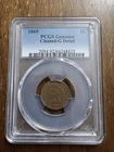 1869 Indian Head Cent PCGS Certified Good Details IHC 1c RPD