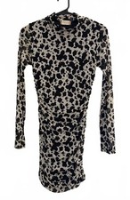 Altar'd State Mini Dress XS Extra Small Animal Print Ruched Bodycon Mob Wife