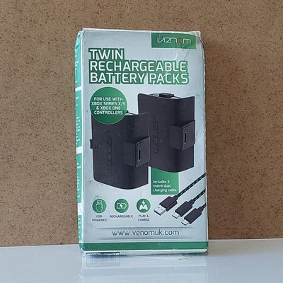 Venom Twin 850mAh Rechargeable Battery Packs for Xbox One/Series X|S Controller - Image 1 of 2