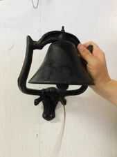 Vintage Cast Iron Cow Dinner Bell